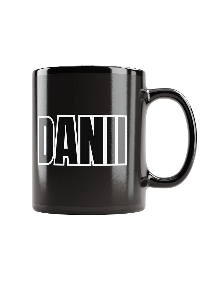 DANII XO BLACK MUG product image (1)