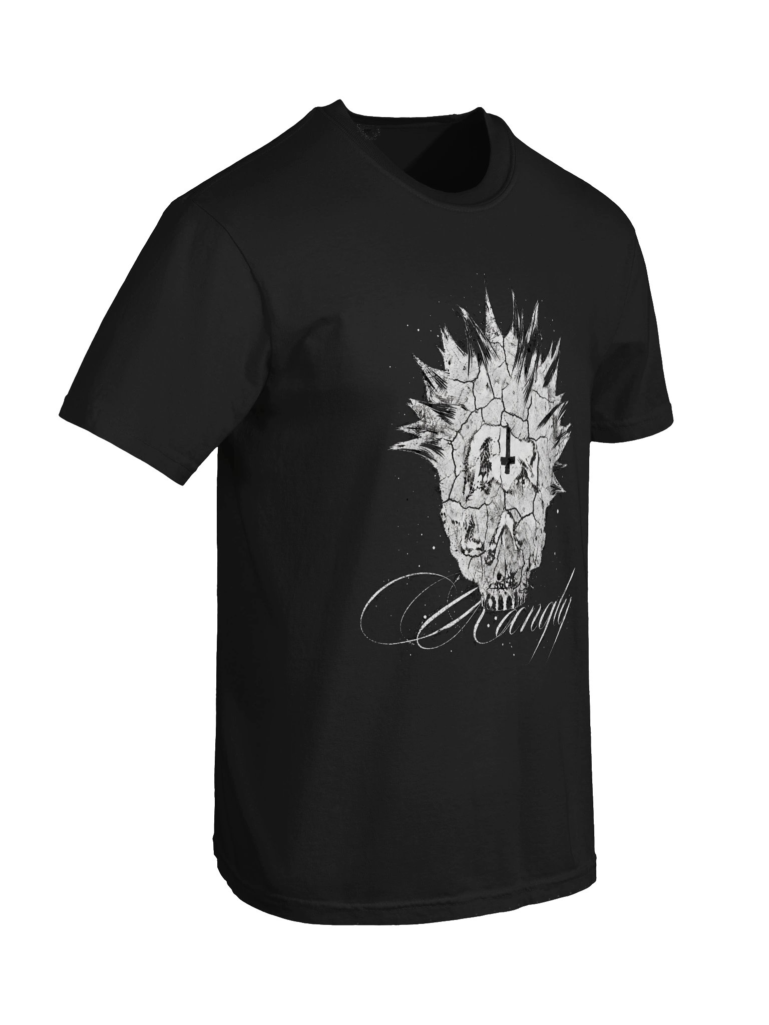 Riot Skull Tee-black product image (26)