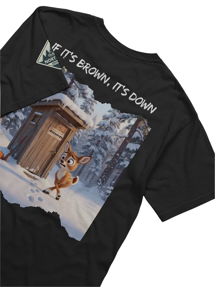 If It’s Brown, It’s Down — Funny Winter Deer Hunting T-Shirt product image (1)