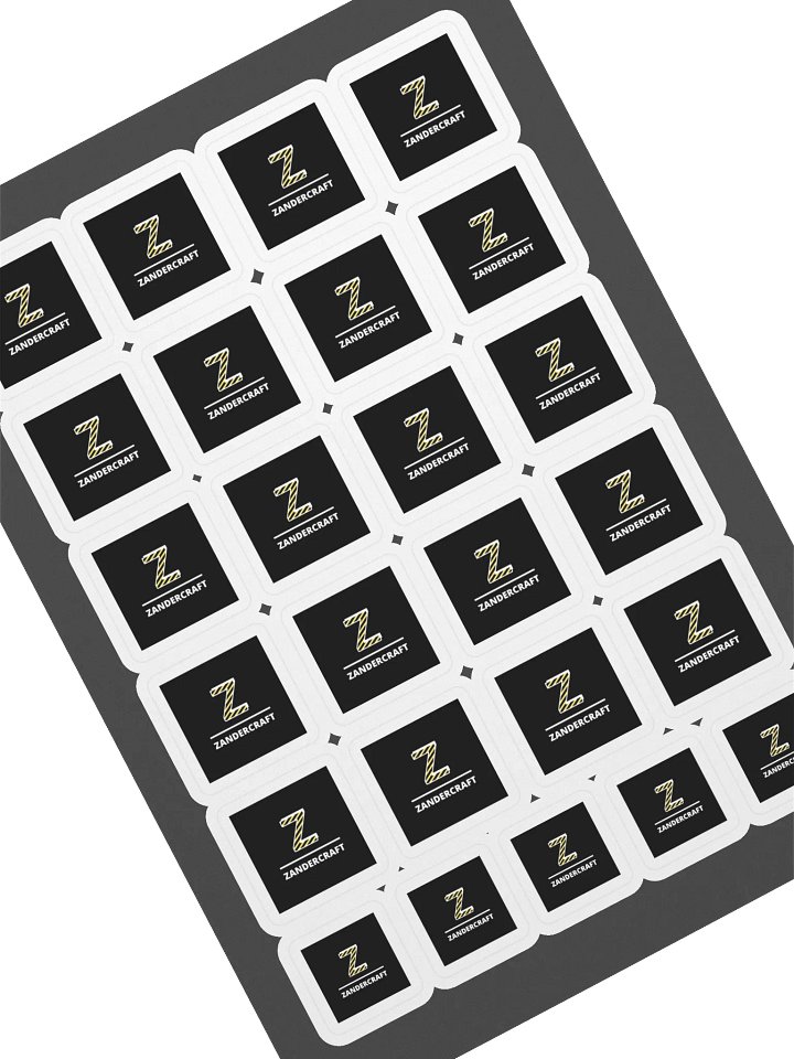 Zandercraft Stickers (20 x Regular, 5 x Small) product image (1)