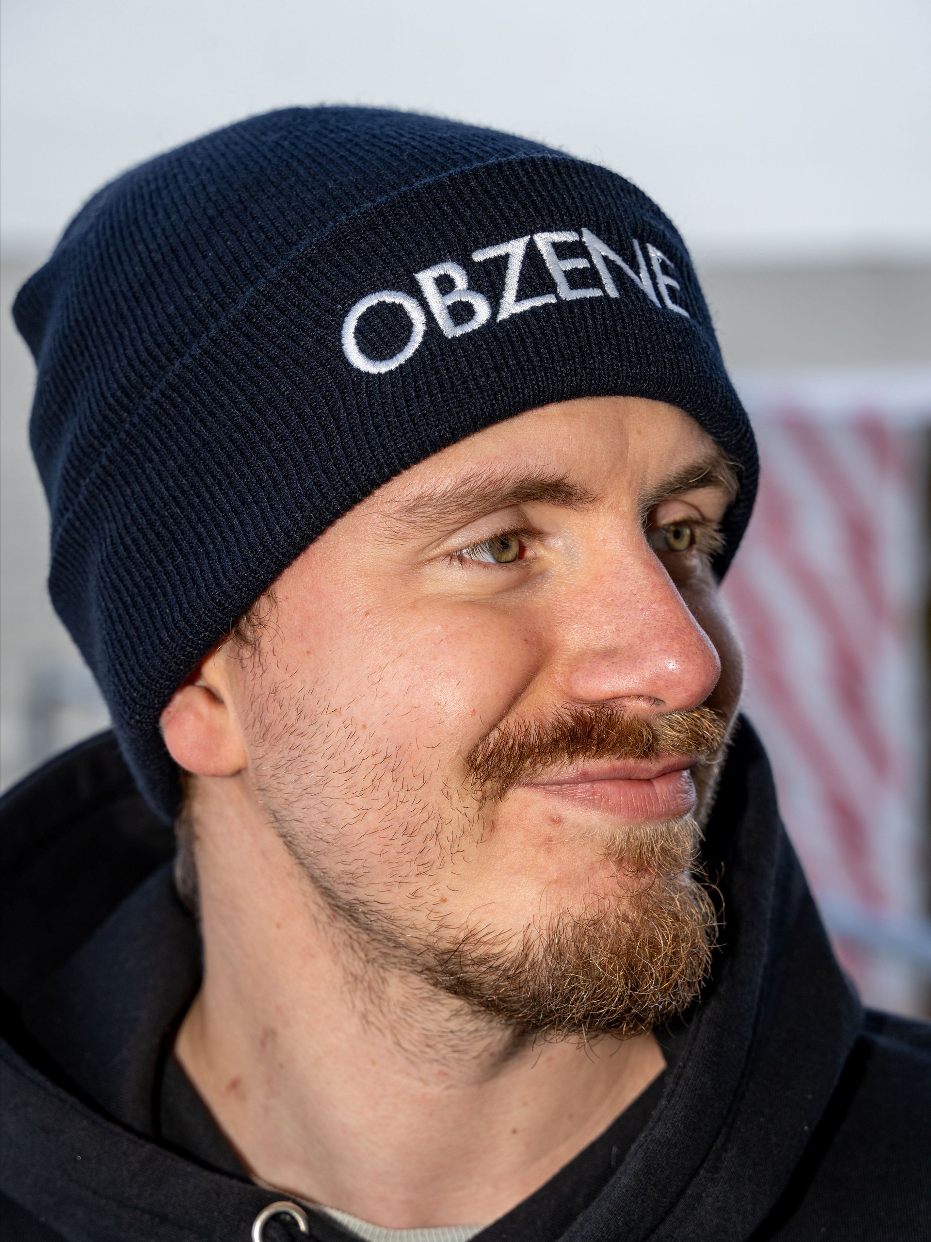 The Minimalist Beanie - BLACK BEANIE EMBROIDERED LOGO product image (4)