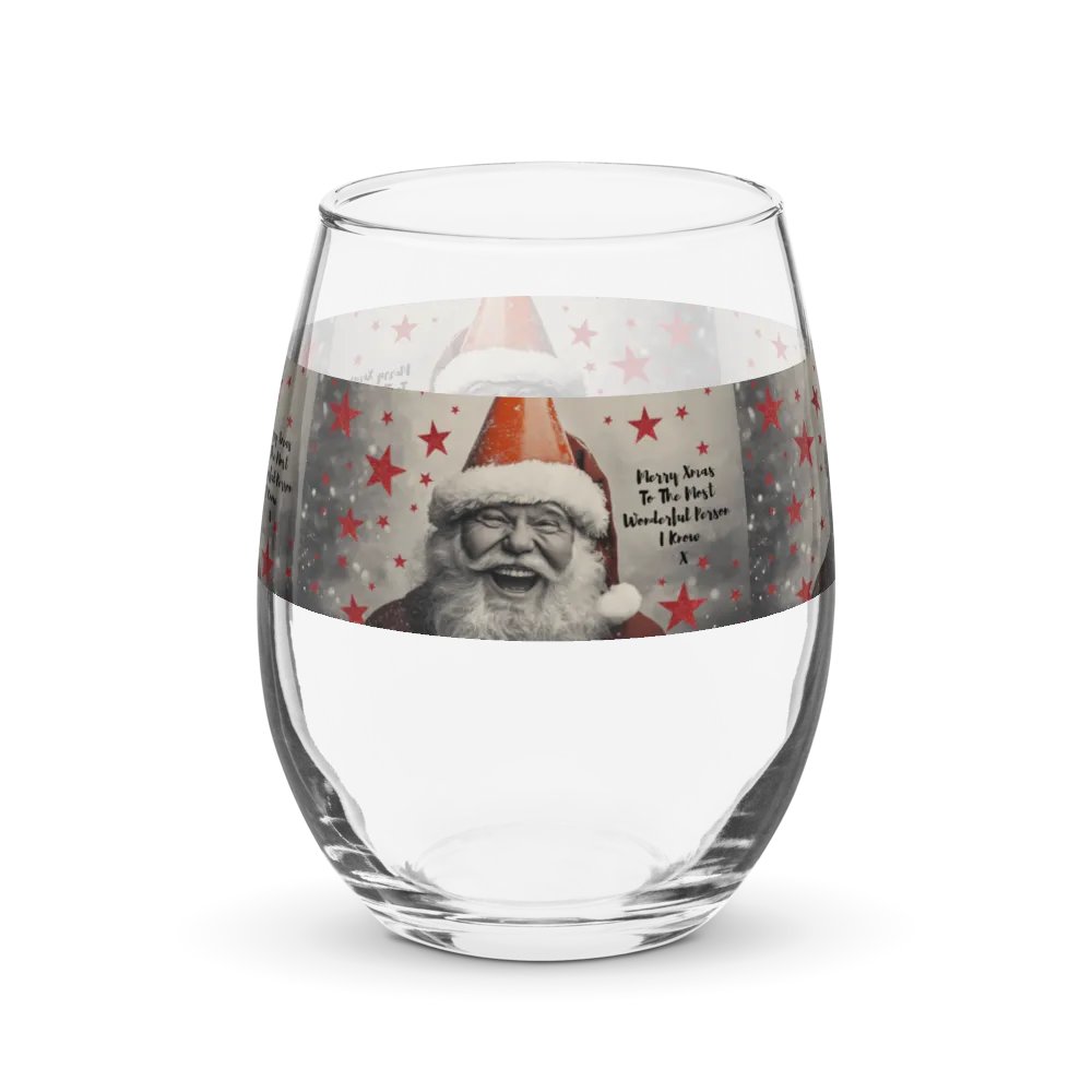 Wine Glass Glasgow Santa product image (4)