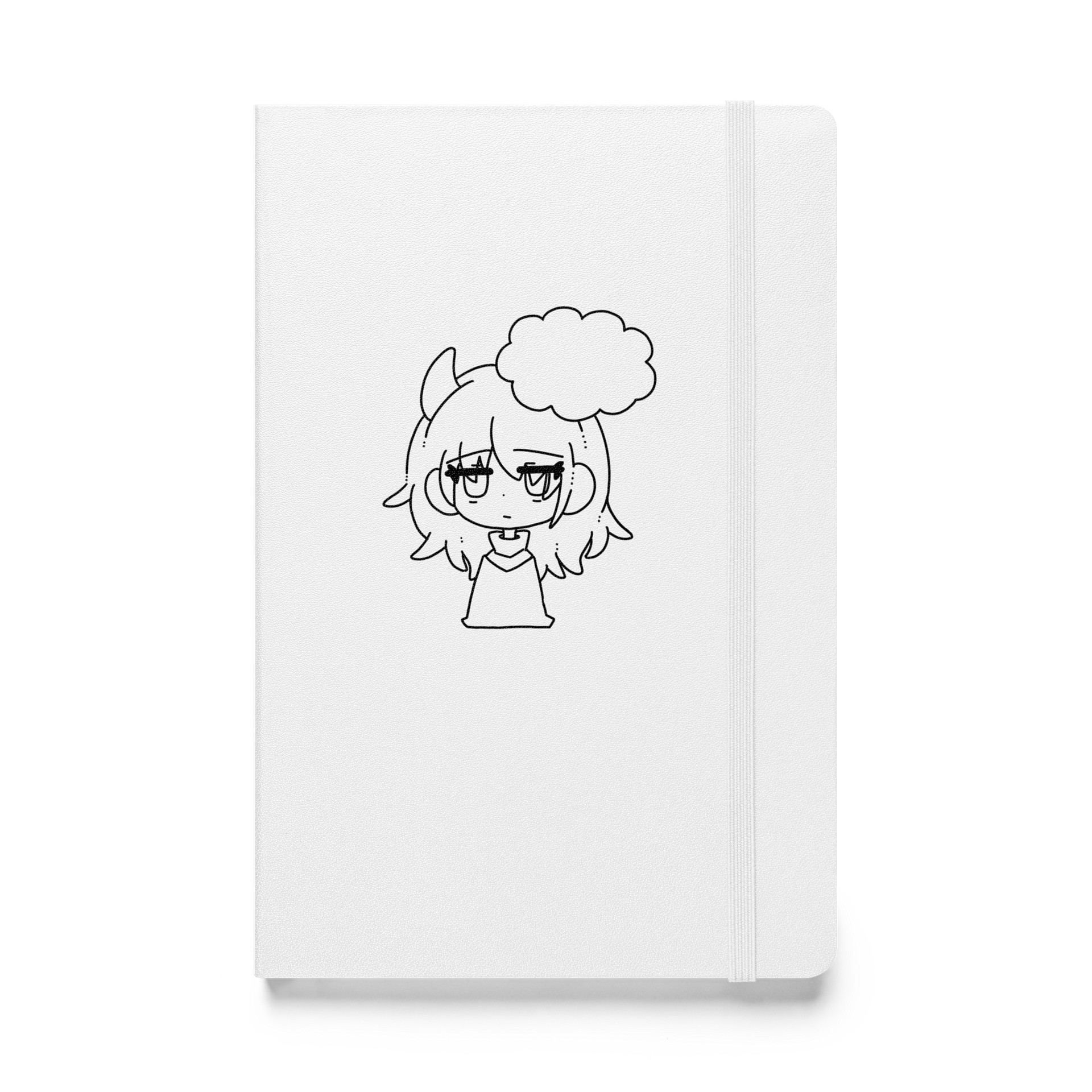 Cloudy Hungry Demon Hardcover Notebook product image (1)