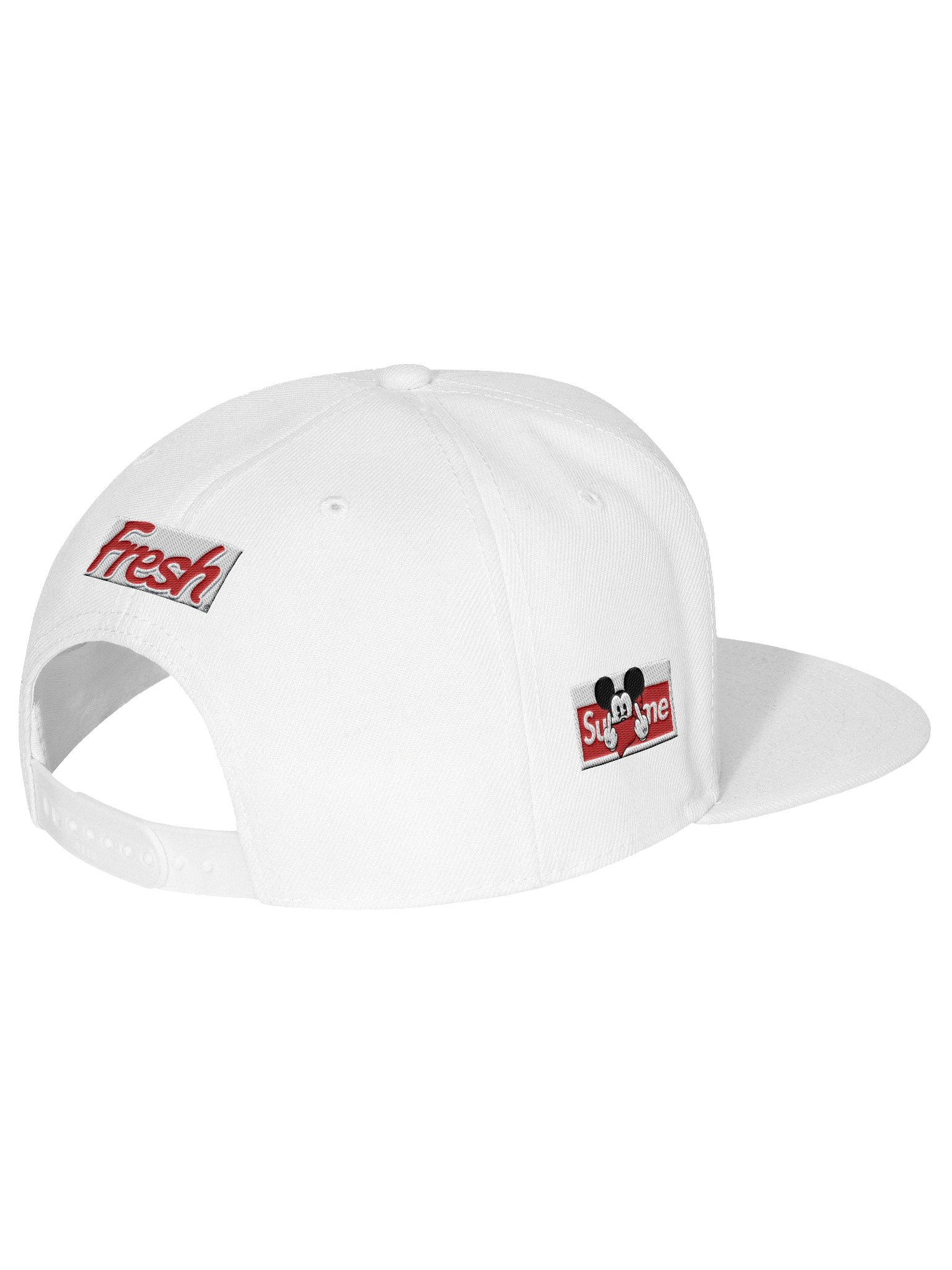 FRESH WHITE FLAT BILL DROP product image (3)