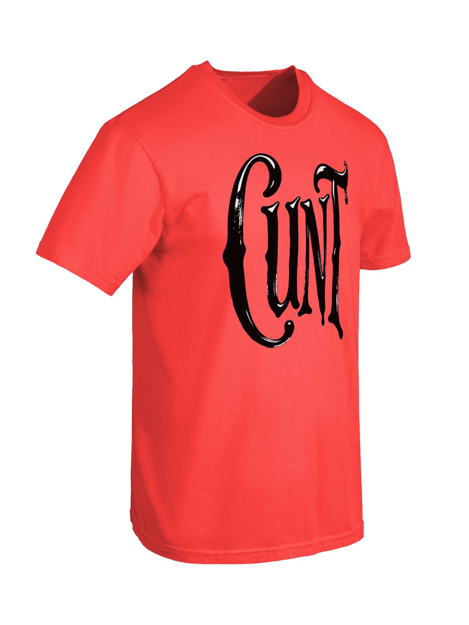 CUNT in Black Grungy Letters T-Shirt product image (2)