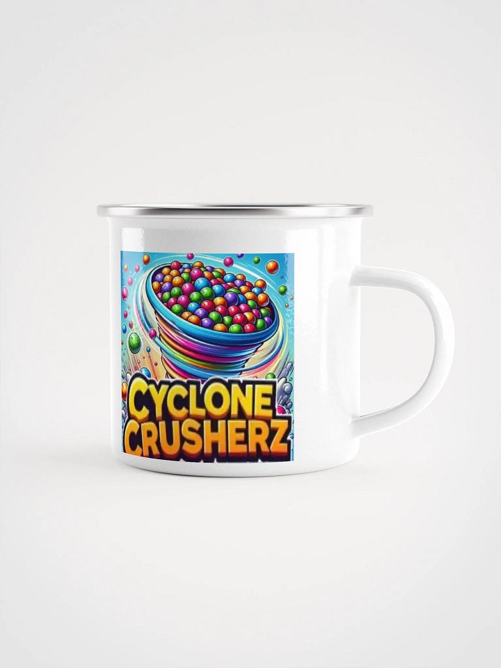 Cyclone Crusherz Enamel Mug product image (1)