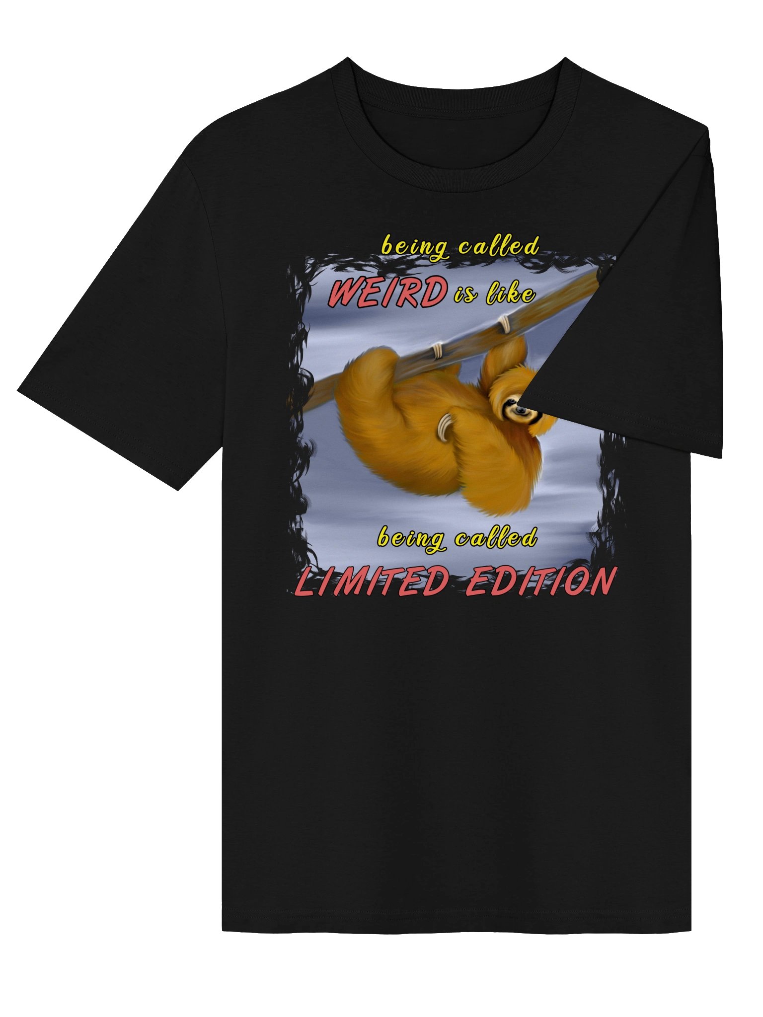 Sloth "LIMITED EDITION" T-Shirt. Unisex Stanley/Stella Organic Ribbed Neck T-Shirt product image (3)