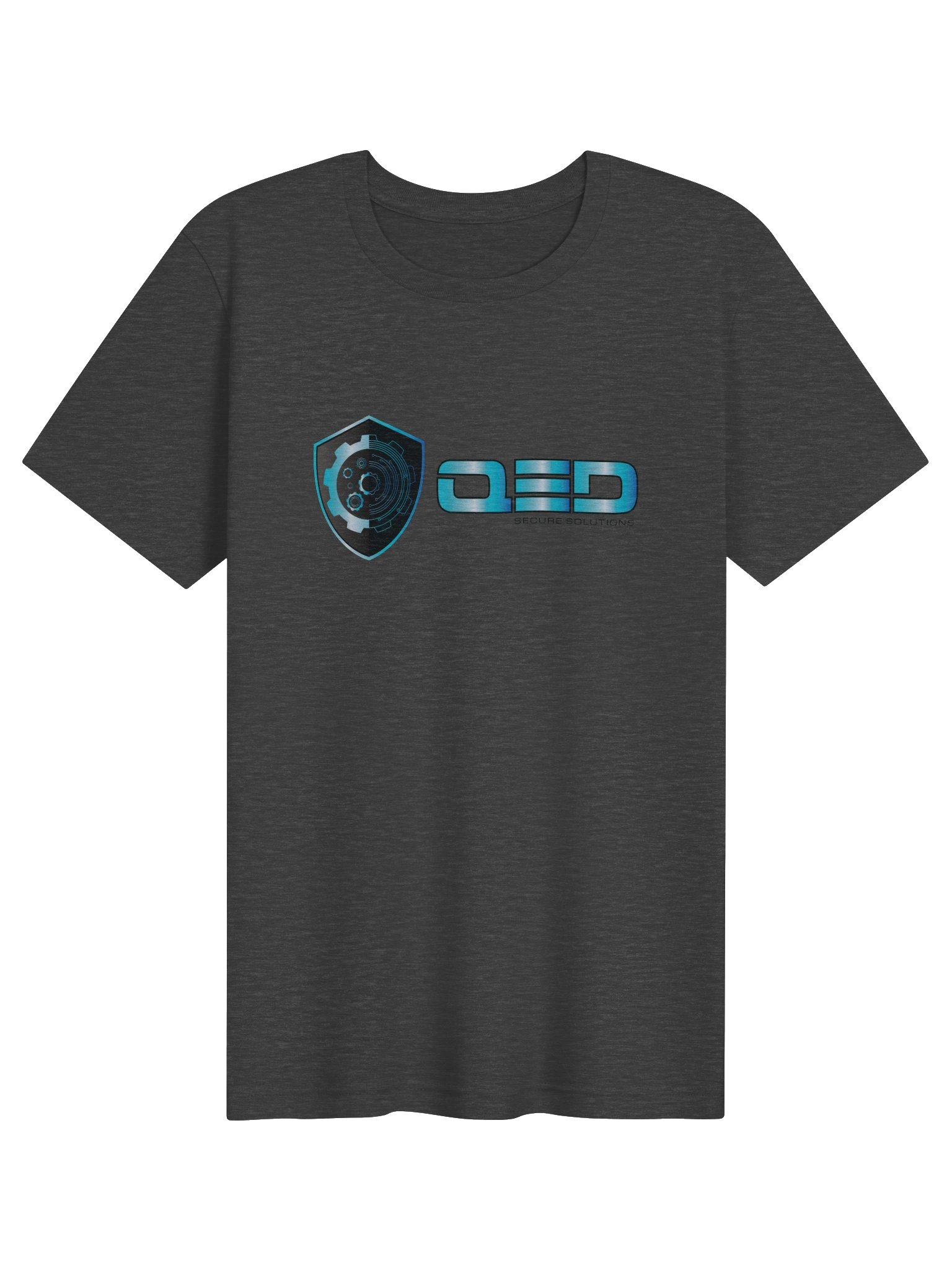 QED Grey Shirt Large Front Logo w/ Shield product image (1)
