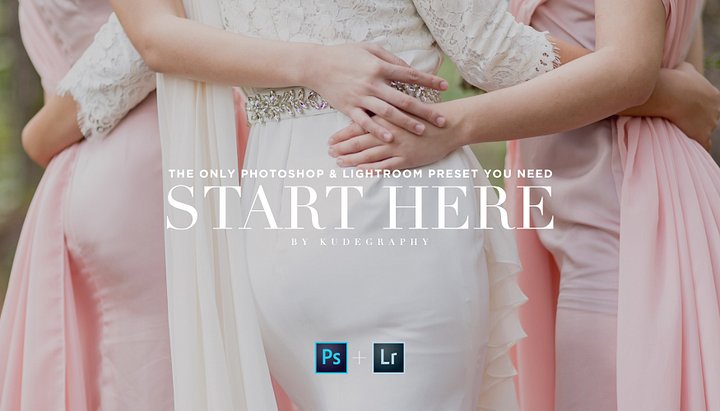 START HERE V2 : 1-Click Preset for Lightroom and Photoshop product image (1)