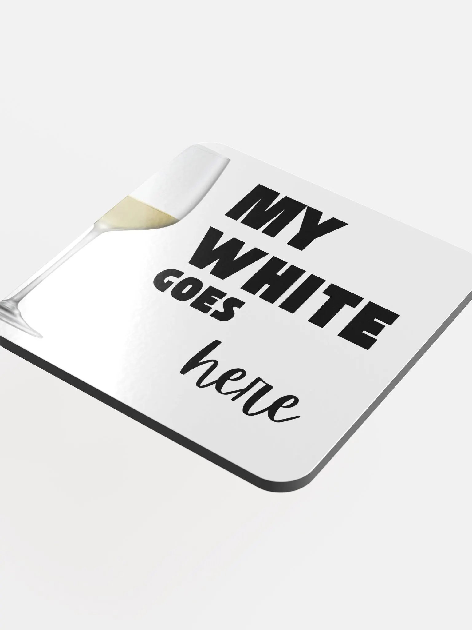 My White Goes Here Coaster Set product image (4)