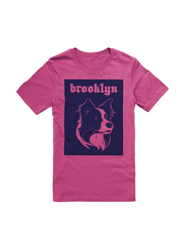 Brooklyn Border Collie Unisex Bella+Canvas Supersoft T-shirt product image (1)