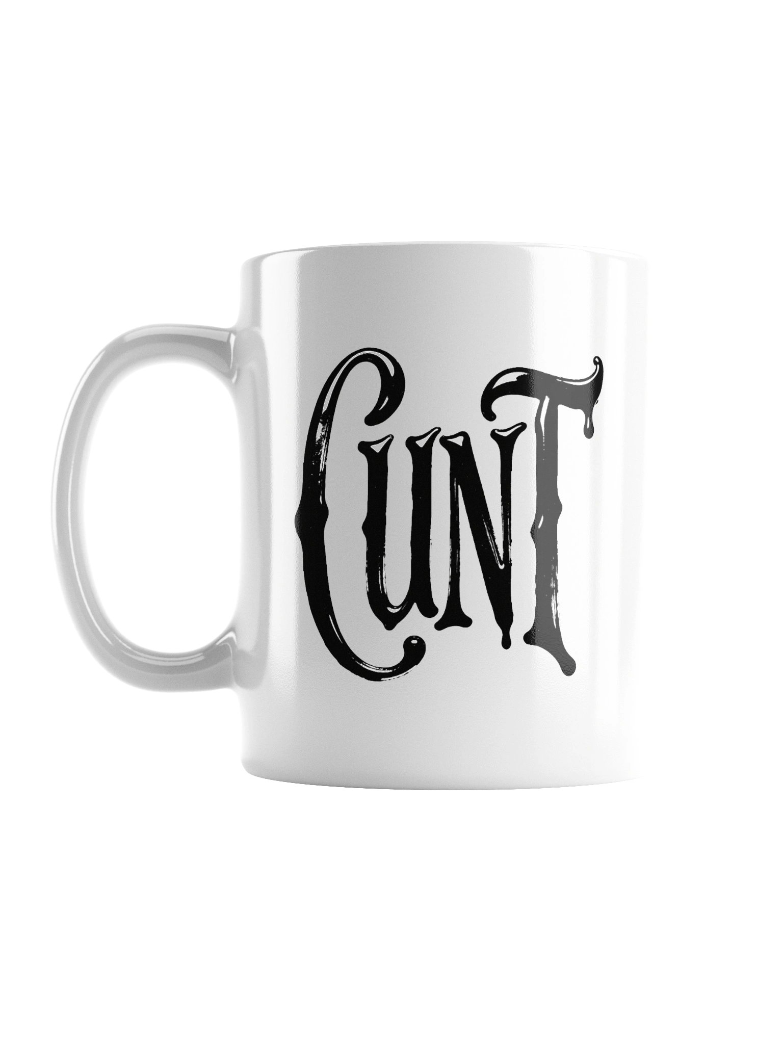 CUNT in Black Grungy Letters Mug product image (1)