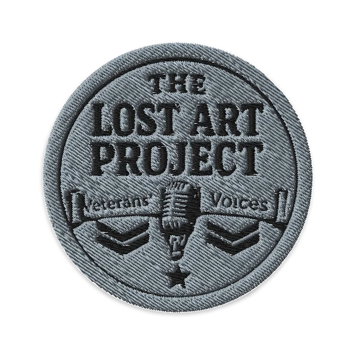 The Lost Art Project: Veterans' Voices Official Patch product image (1)