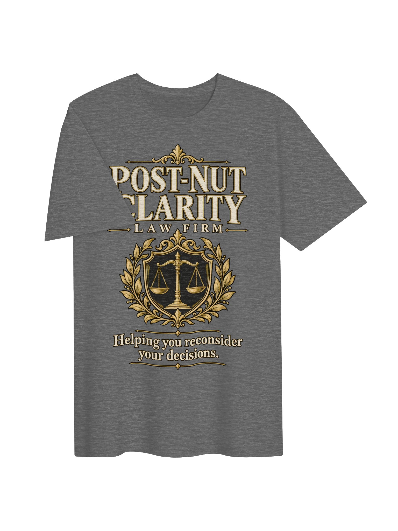 Post-Nut Clarity Law Firm T-Shirt | Funny Adult Humor Tee product image (15)