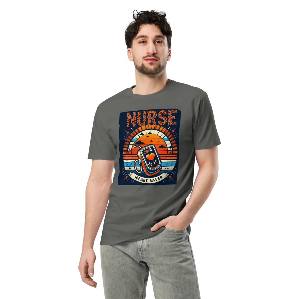 Heart Saver Nurse Sunset T-shirt product image (4)