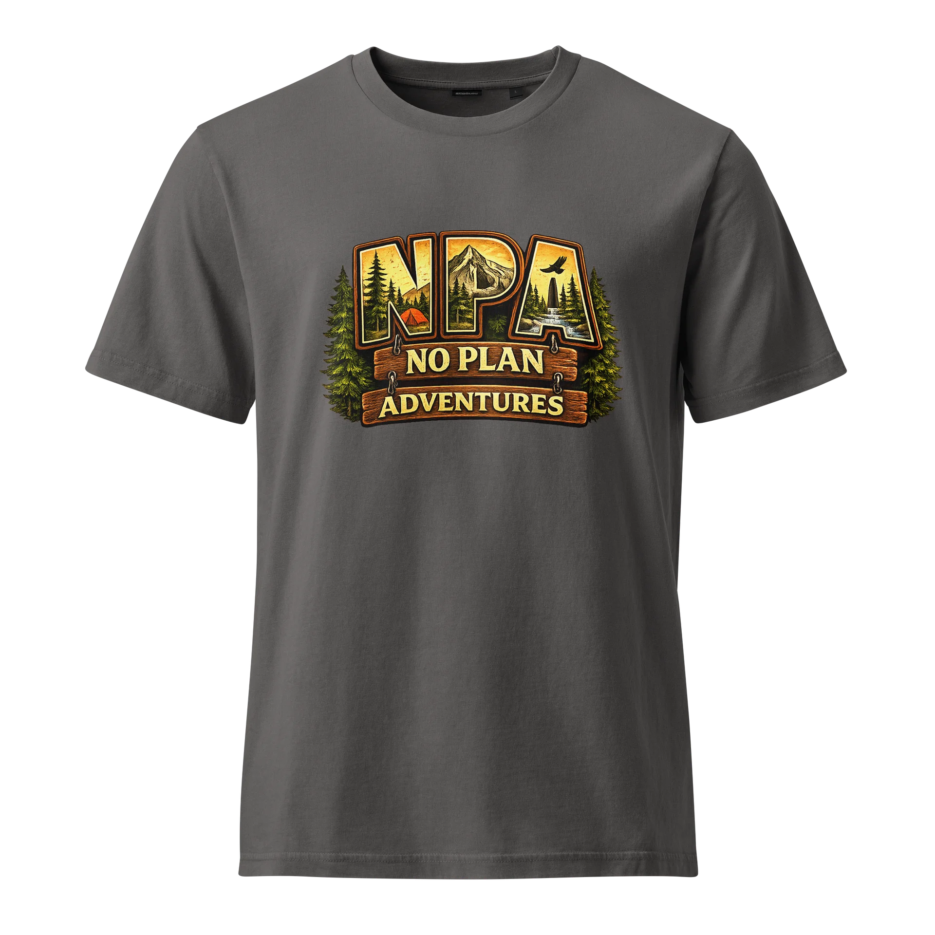 No Plan Adventures Mountain Logo Tee product image (2)