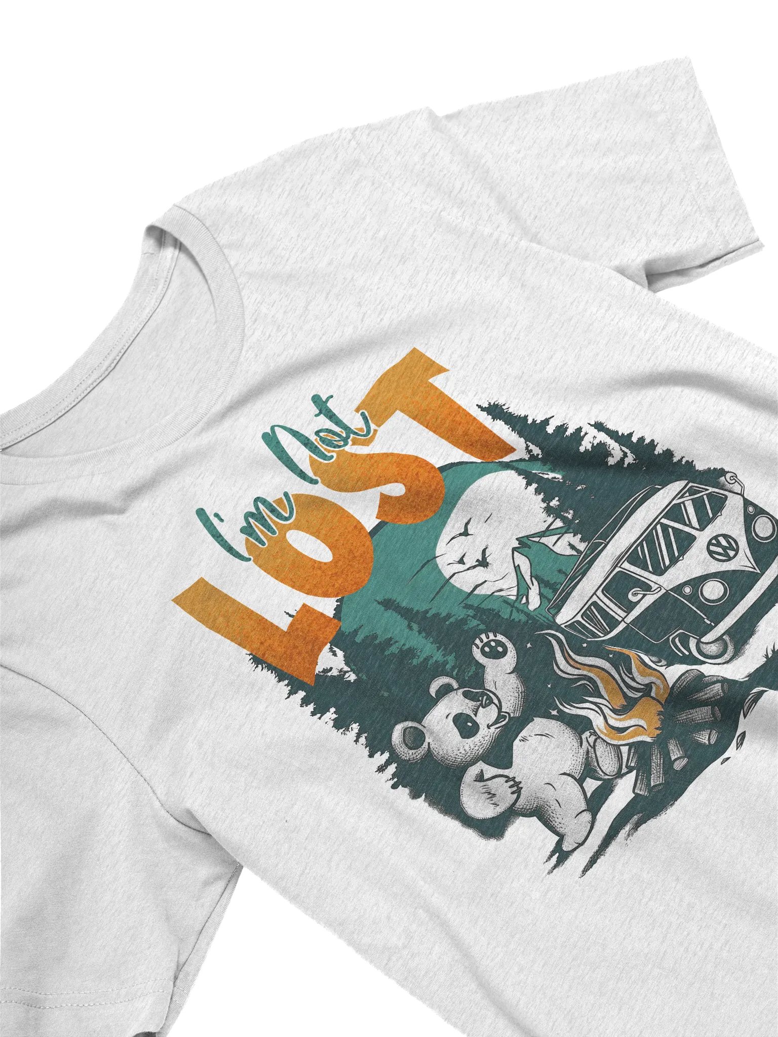 I'm Not Lost - Funny Campfire T-shirt product image (3)