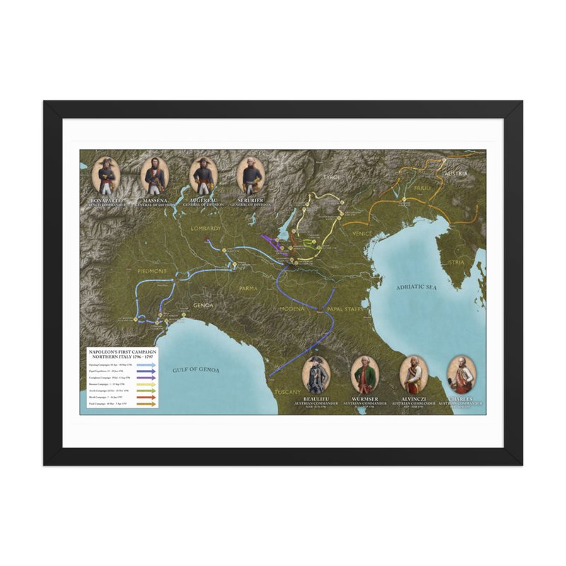 Napoleon's First Campaign - Framed Poster product image (1)