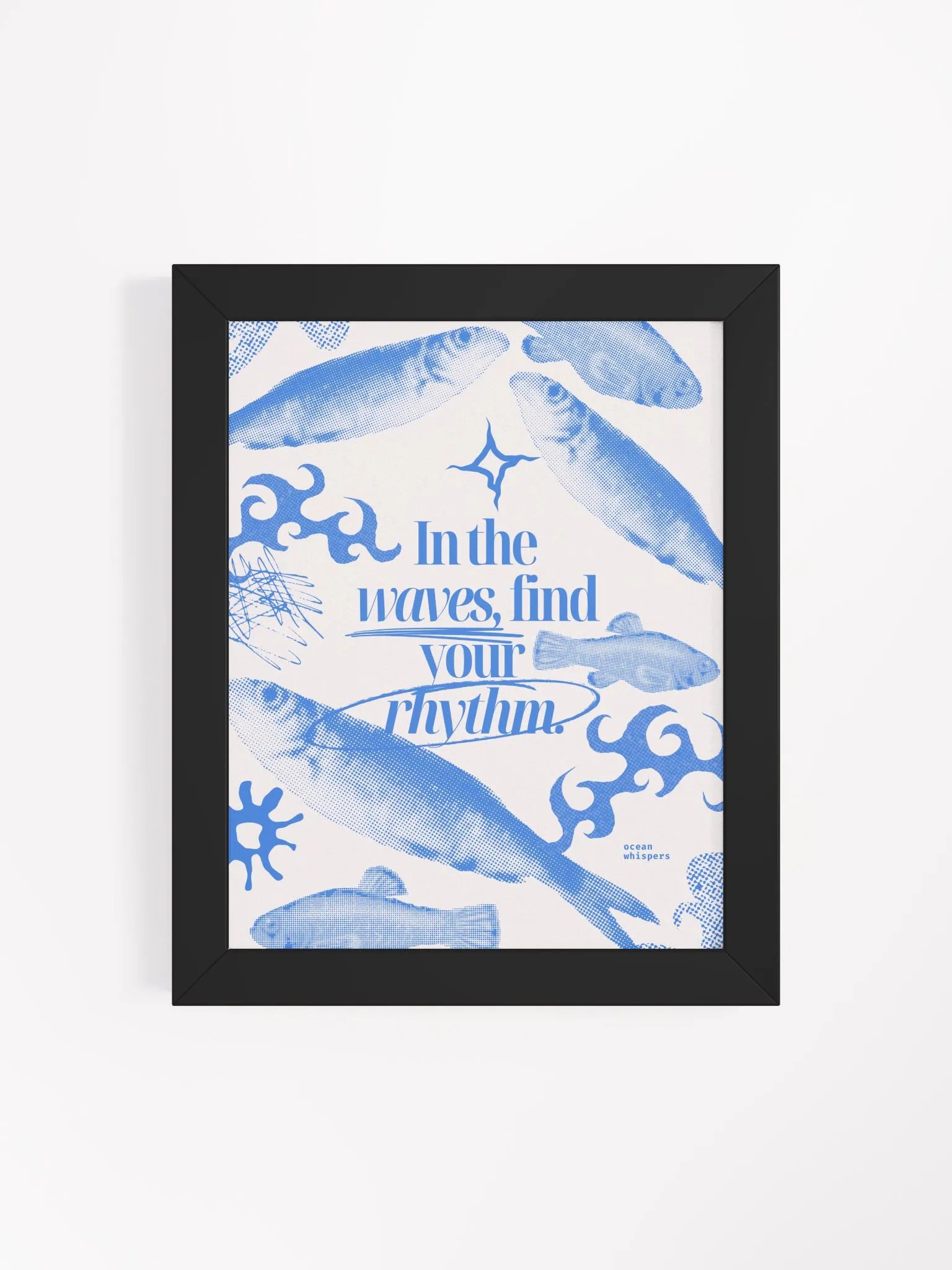 Rhythmic Ocean Dreams Framed Poster product image (28)