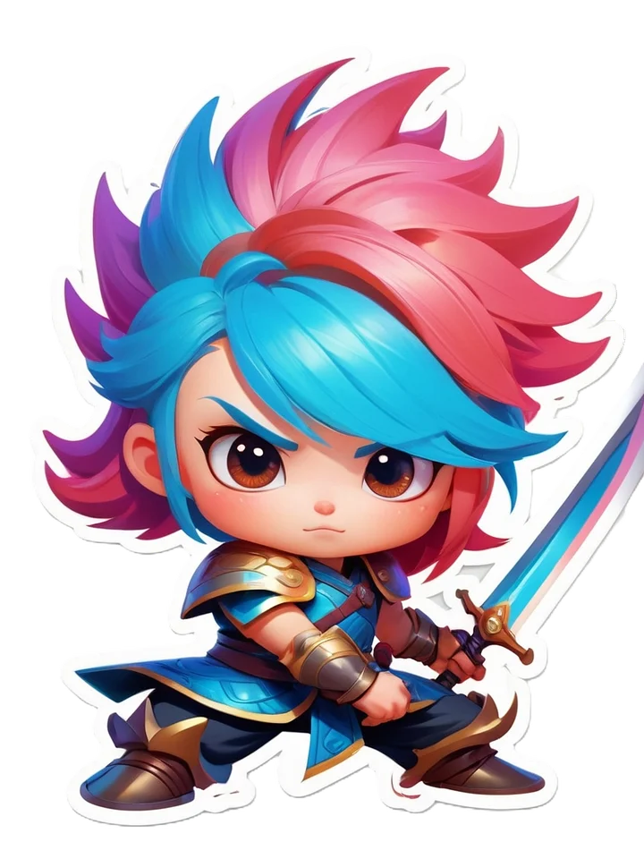 Chibi Warrior Set B - Pin Button Collection product image (2)