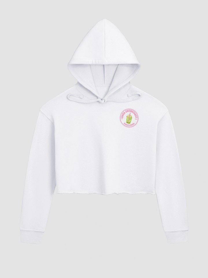 Boba Enthusiast Women's Cropped Hoodie product image (2)