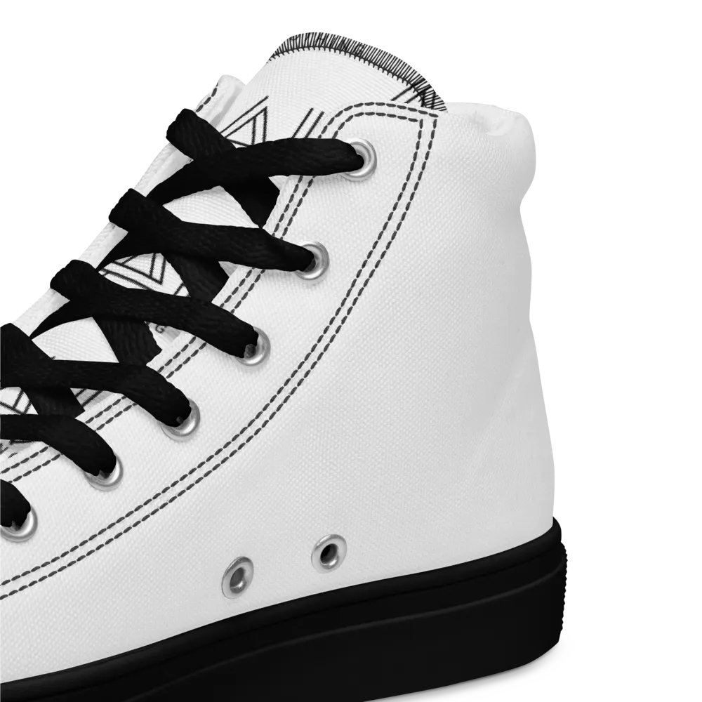 White high tops -plain whites product image (7)