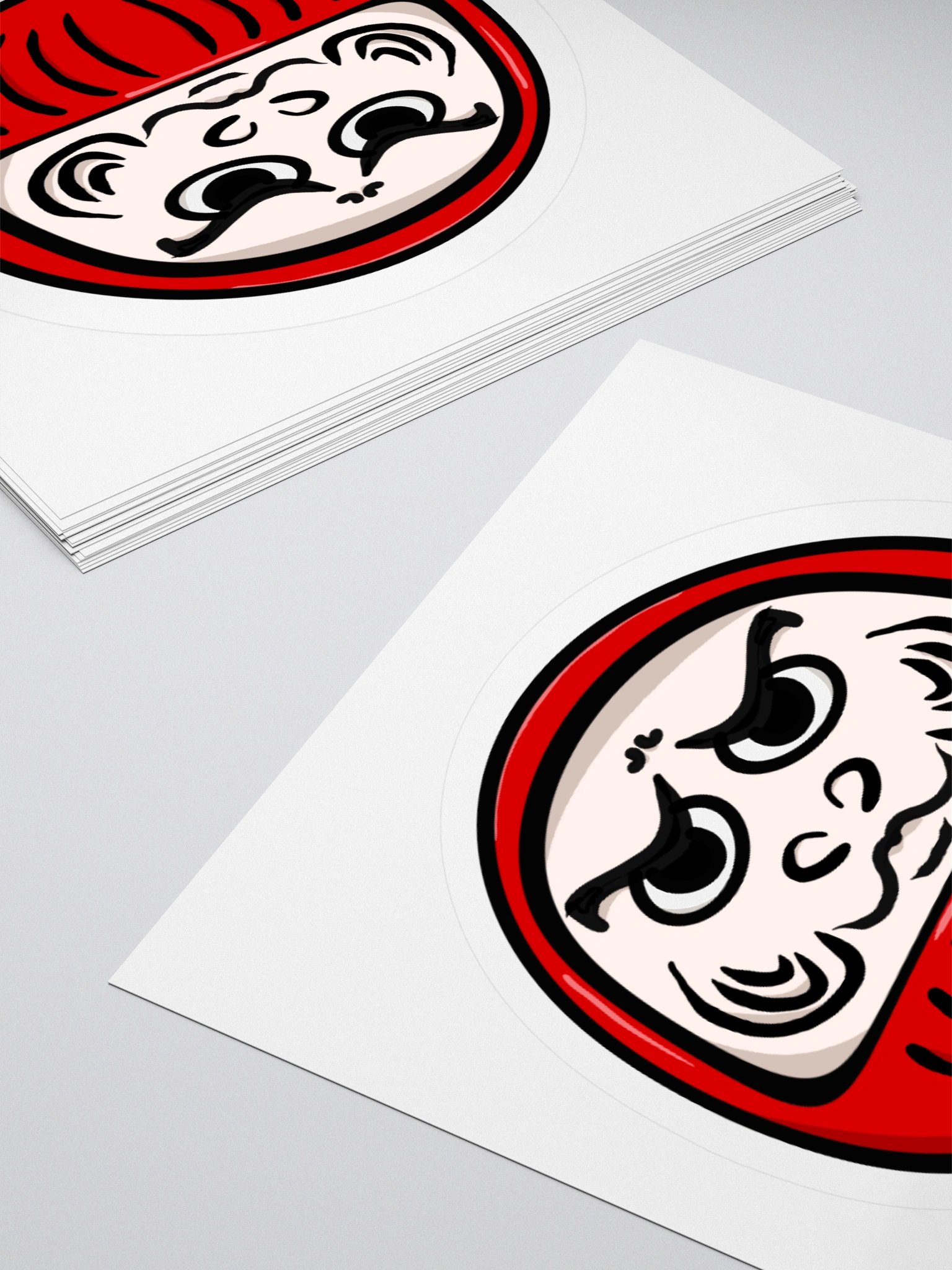 Daruma Doll Perseverance Stickers product image (12)