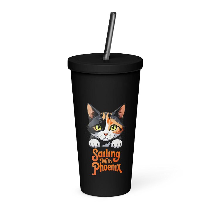 LIMITED TIME PHOENIX TUMBLER W/STRAW product image (1)