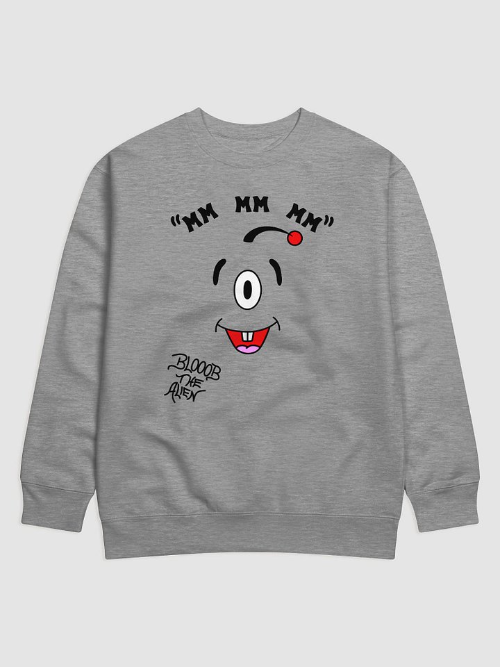 BLOOOB The Alien Whimsical Cartoon Face Premium Sweatshirt product image (3)