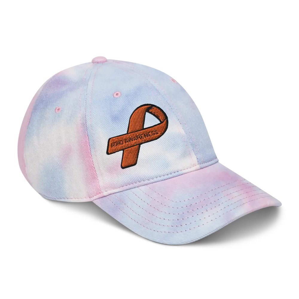 ADHD Awareness Tie-Dye Dad Hat product image (19)