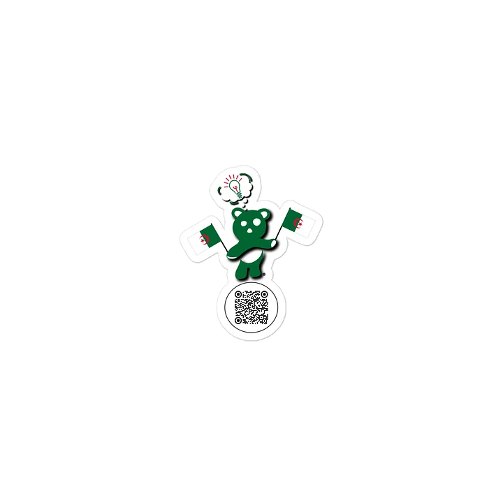 Algeria — Country Bear Sticker | BehrBrained Media product image (1)