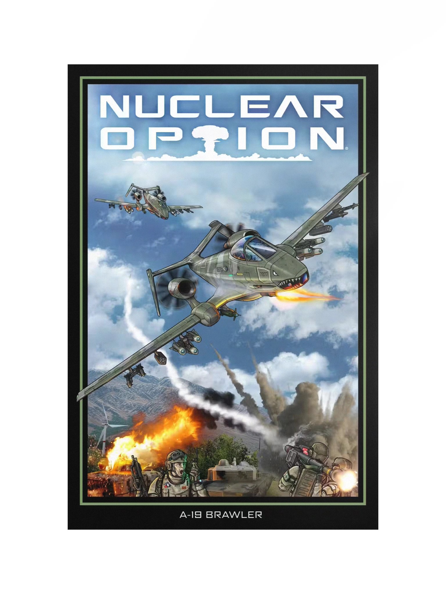 Brawler - Green Camo (Day) 20x30in Poster product image (1)