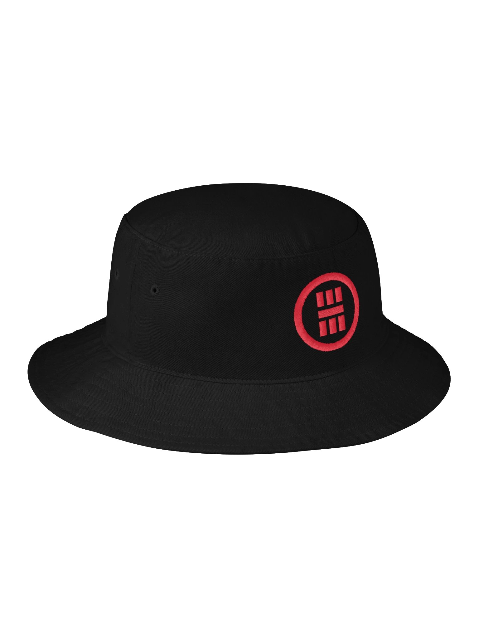 NAKAMA Embroidered Kamon Bucket Hat (red/black) product image (4)