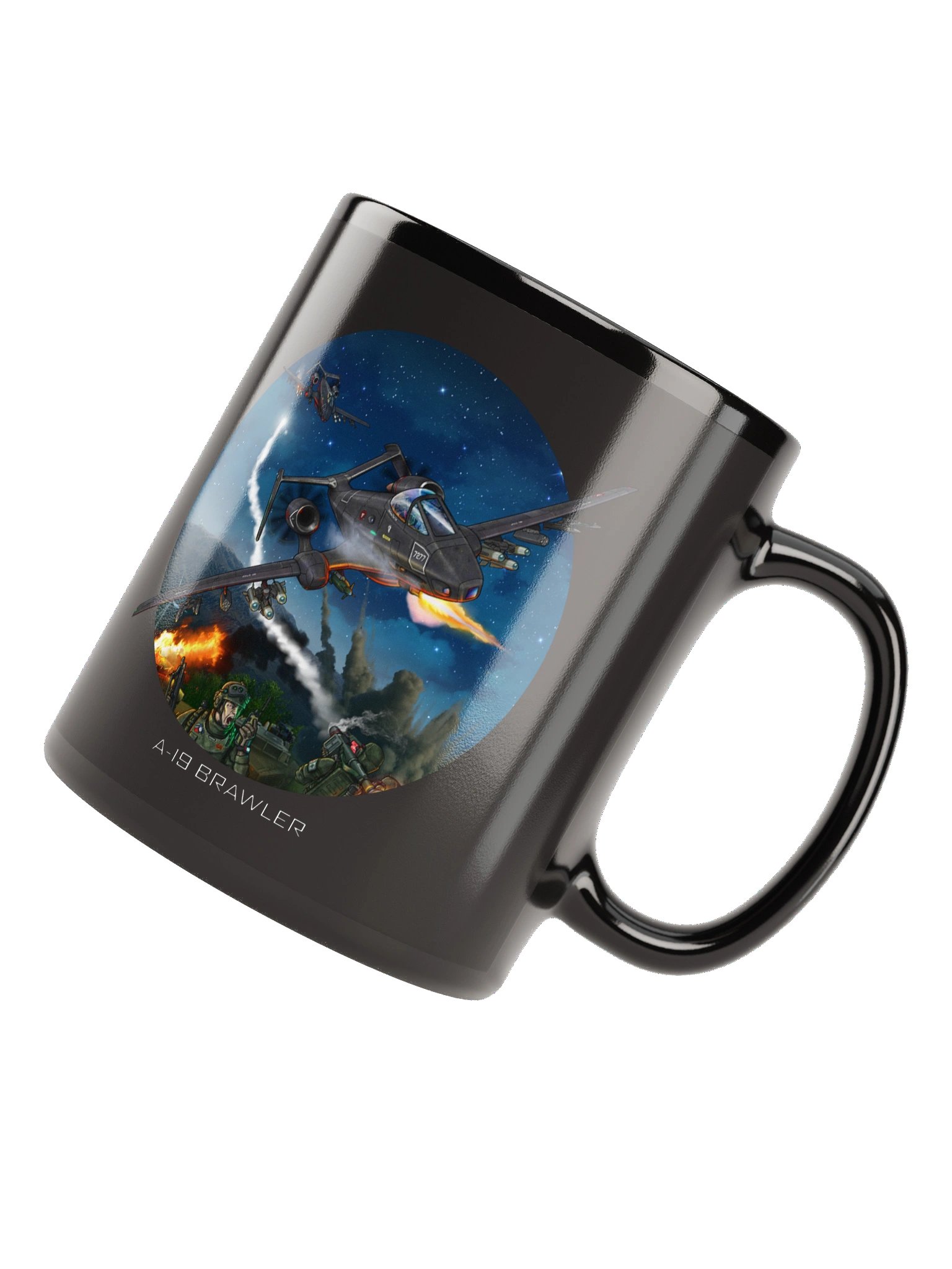 Brawler - Black (Night) 11oz. Mug product image (4)