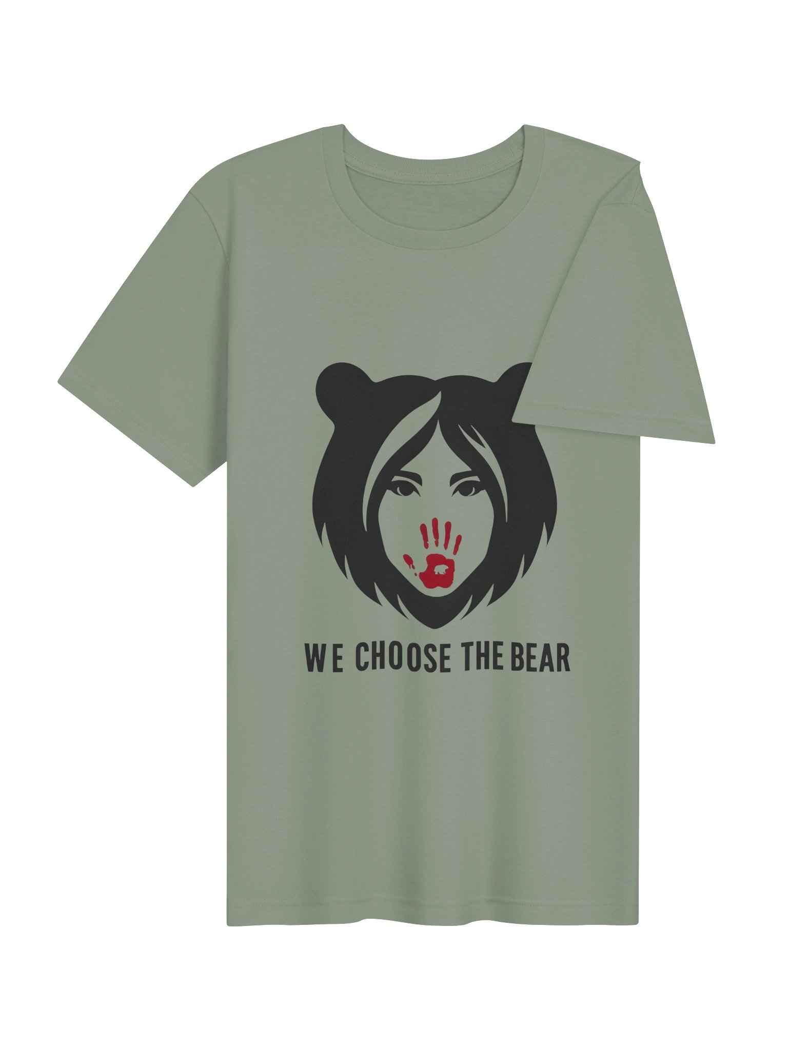 W E Choose the Bear (sage tee) product image (3)