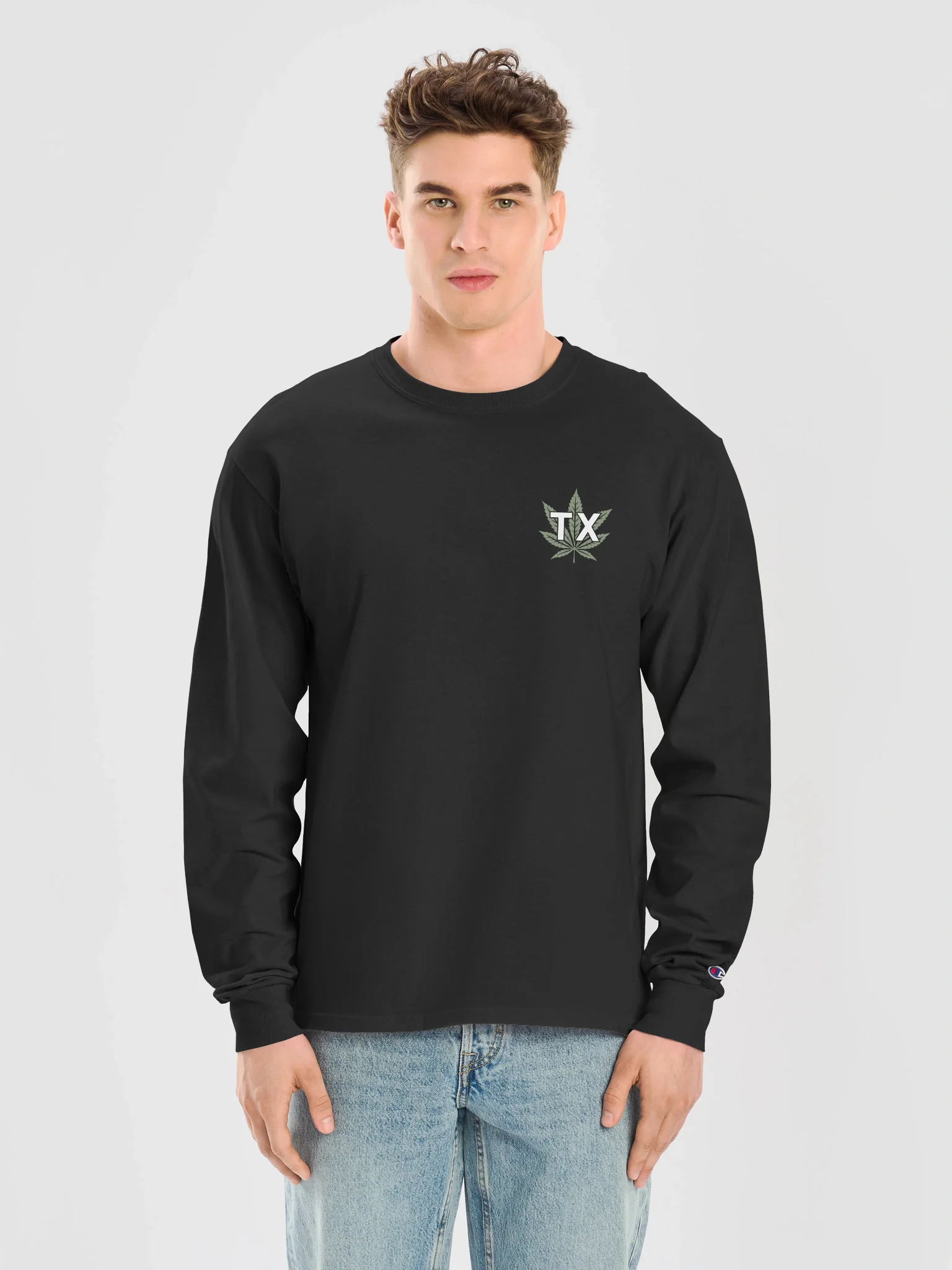 Champion TX Leaf Long-Sleeve Tee, view 4