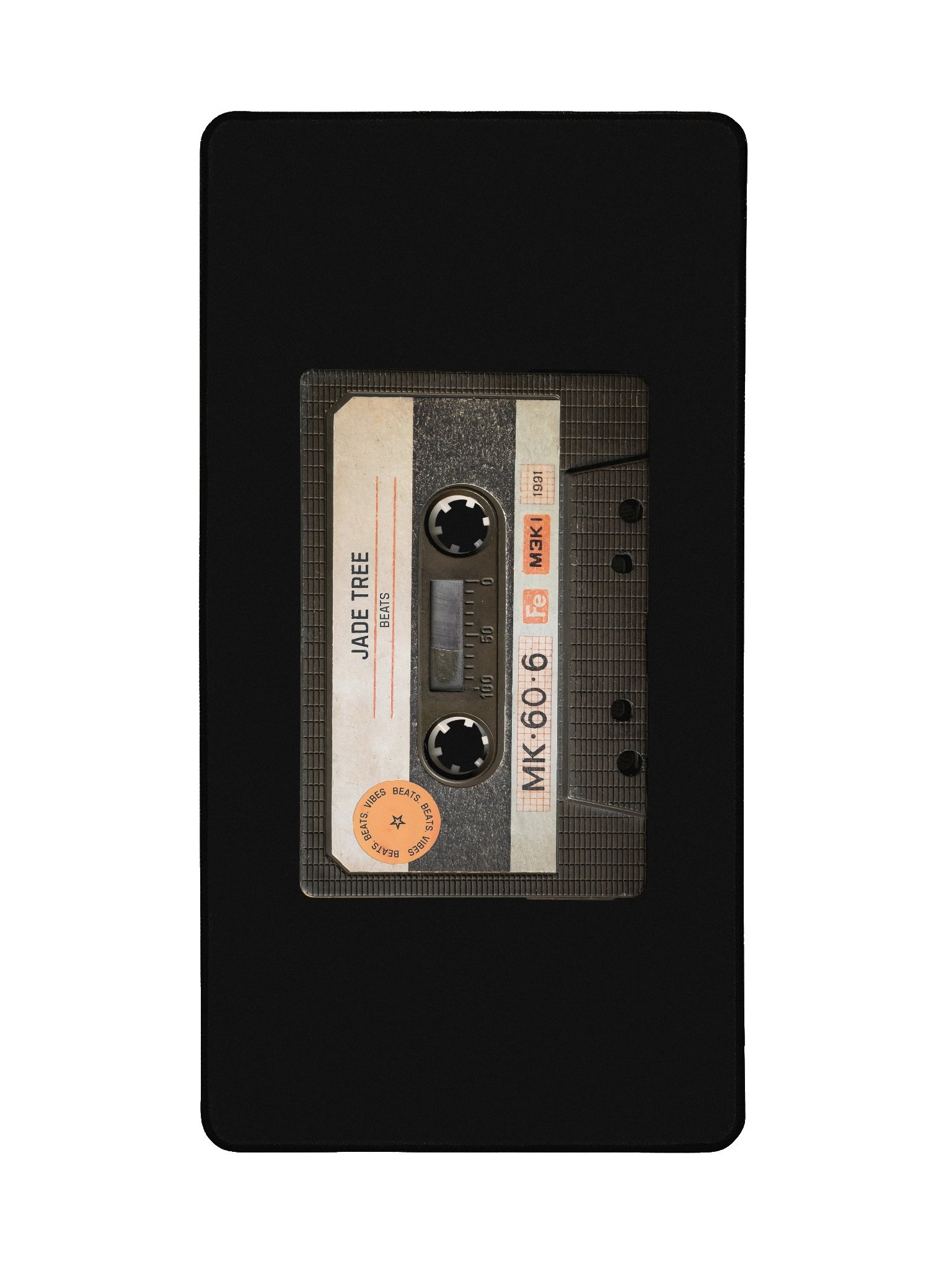 Mouse Pad With Beats. Beats. Vibes. Beat Tape Logo product image (2)