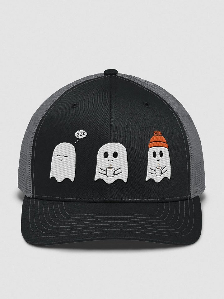 Sleepy Coffee Beanie - Ghost Evolution | Richardson Trucker Hat product image (1)
