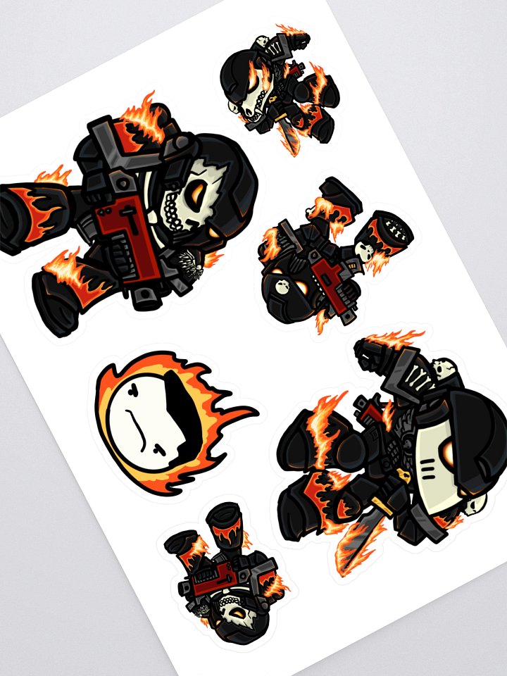 Hot Space Soldier Sticker Sheet 2 product image (1)