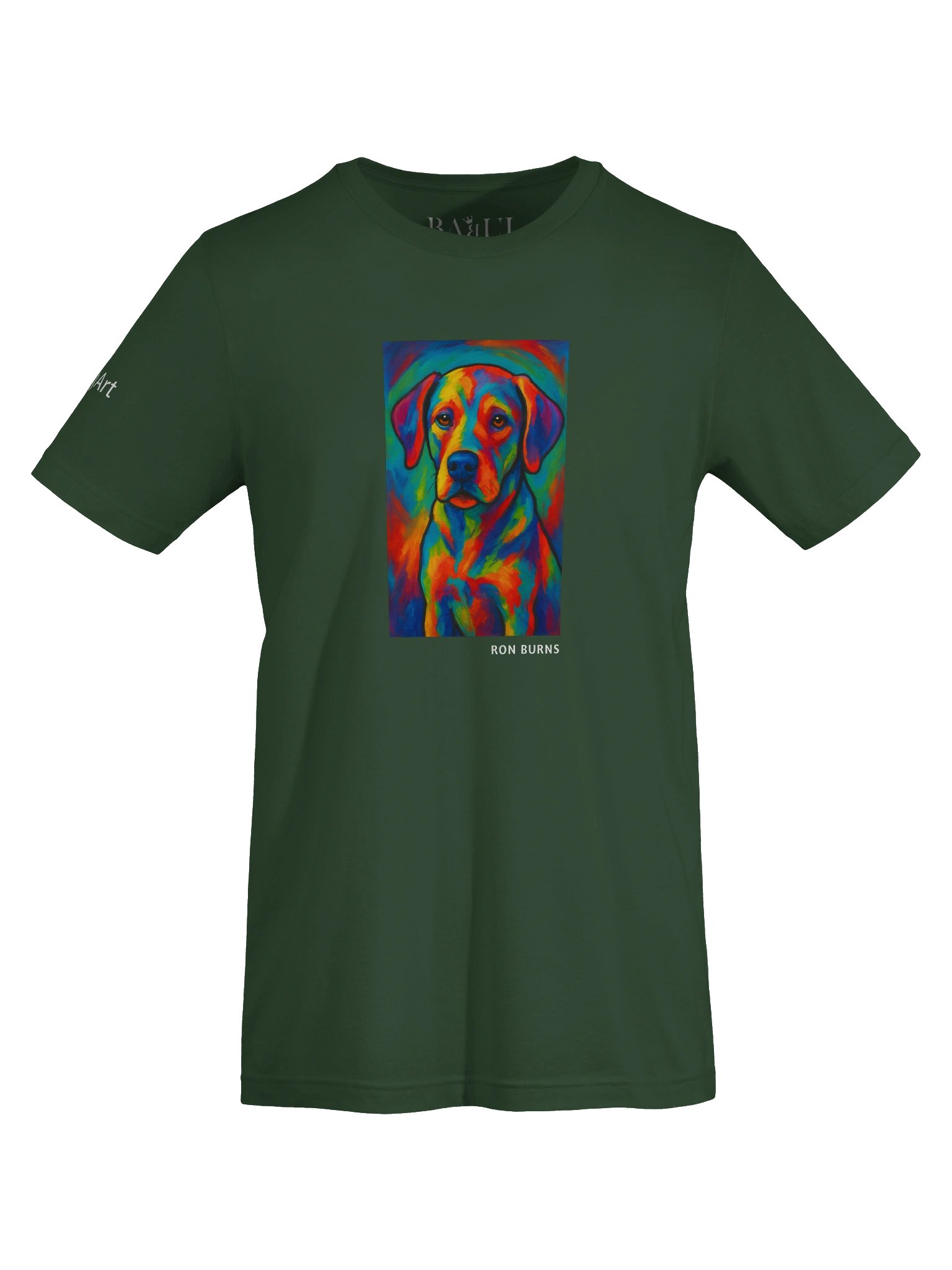 DOGART Unisex Jersey Dog T-Shirt - RON BURNS - Iconic Painting Reimagined with Dogs product image (5)