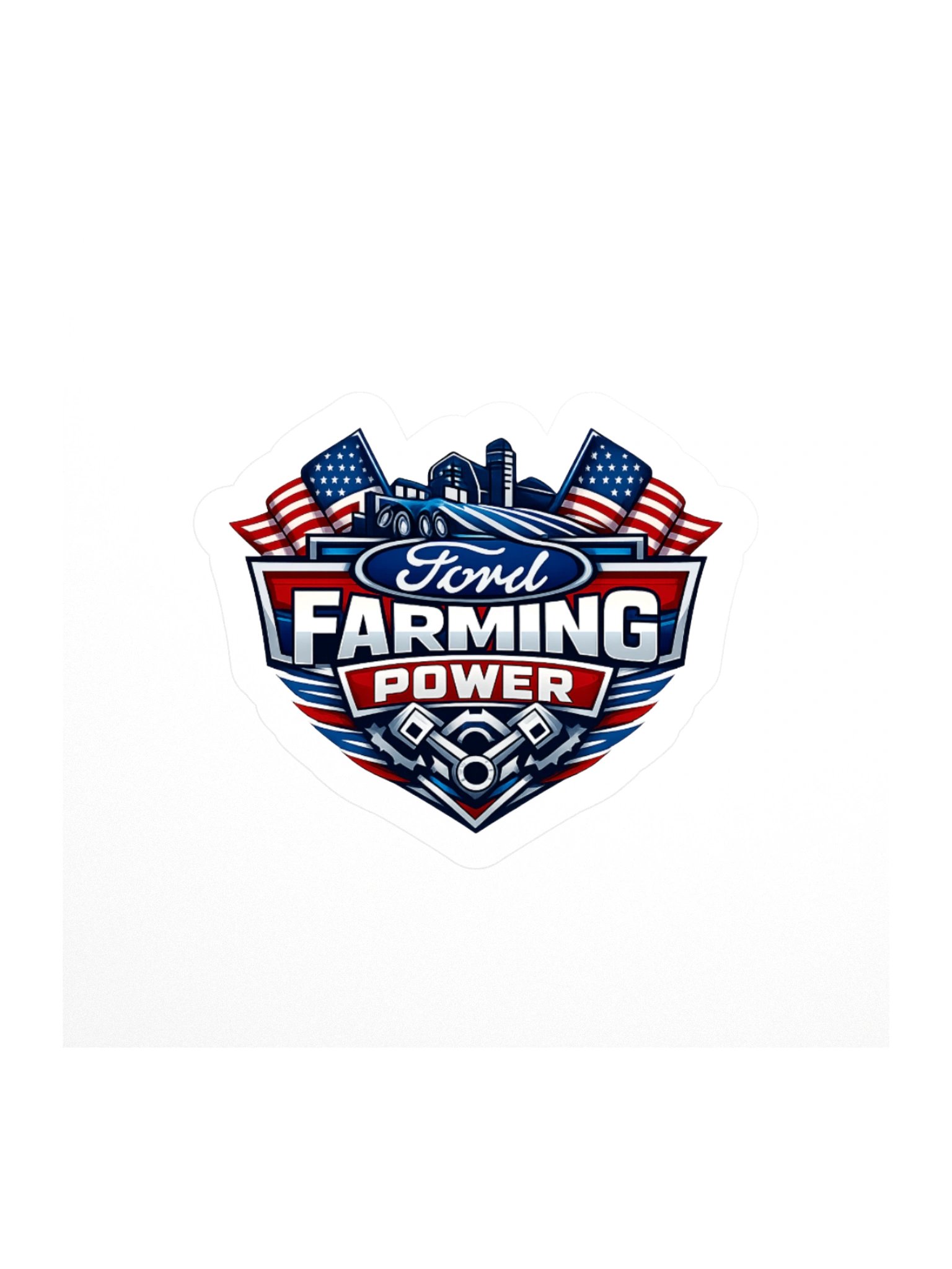 Farming Power Patriotic Stickers product image (1)