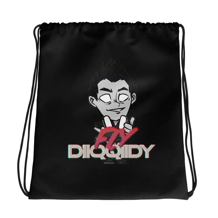 Fly Diiqqiidy Black Drawstring Bag product image (1)