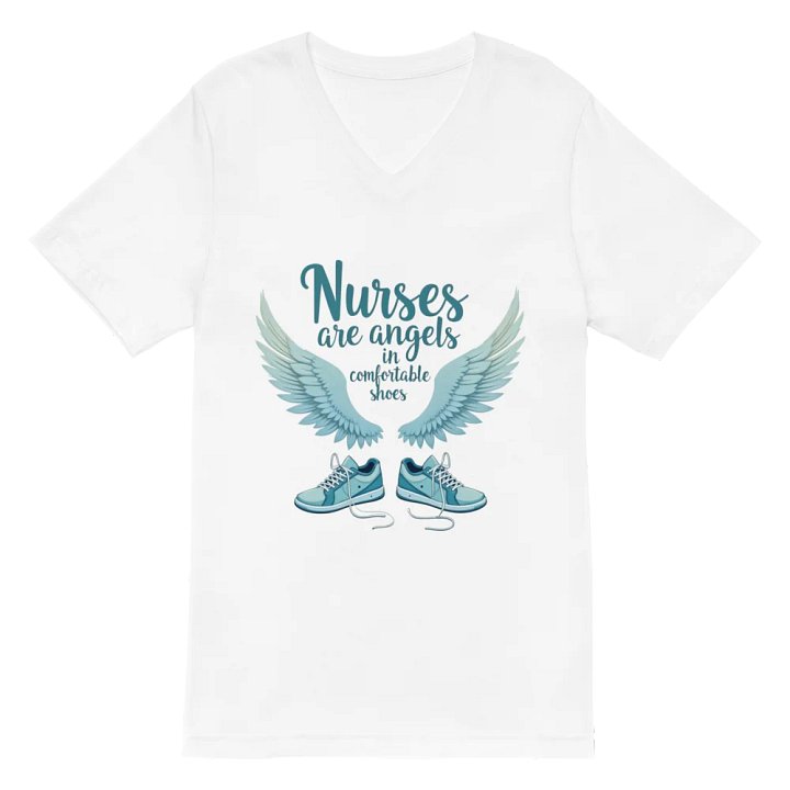 Angel Nurses V-Neck Tee product image (6)