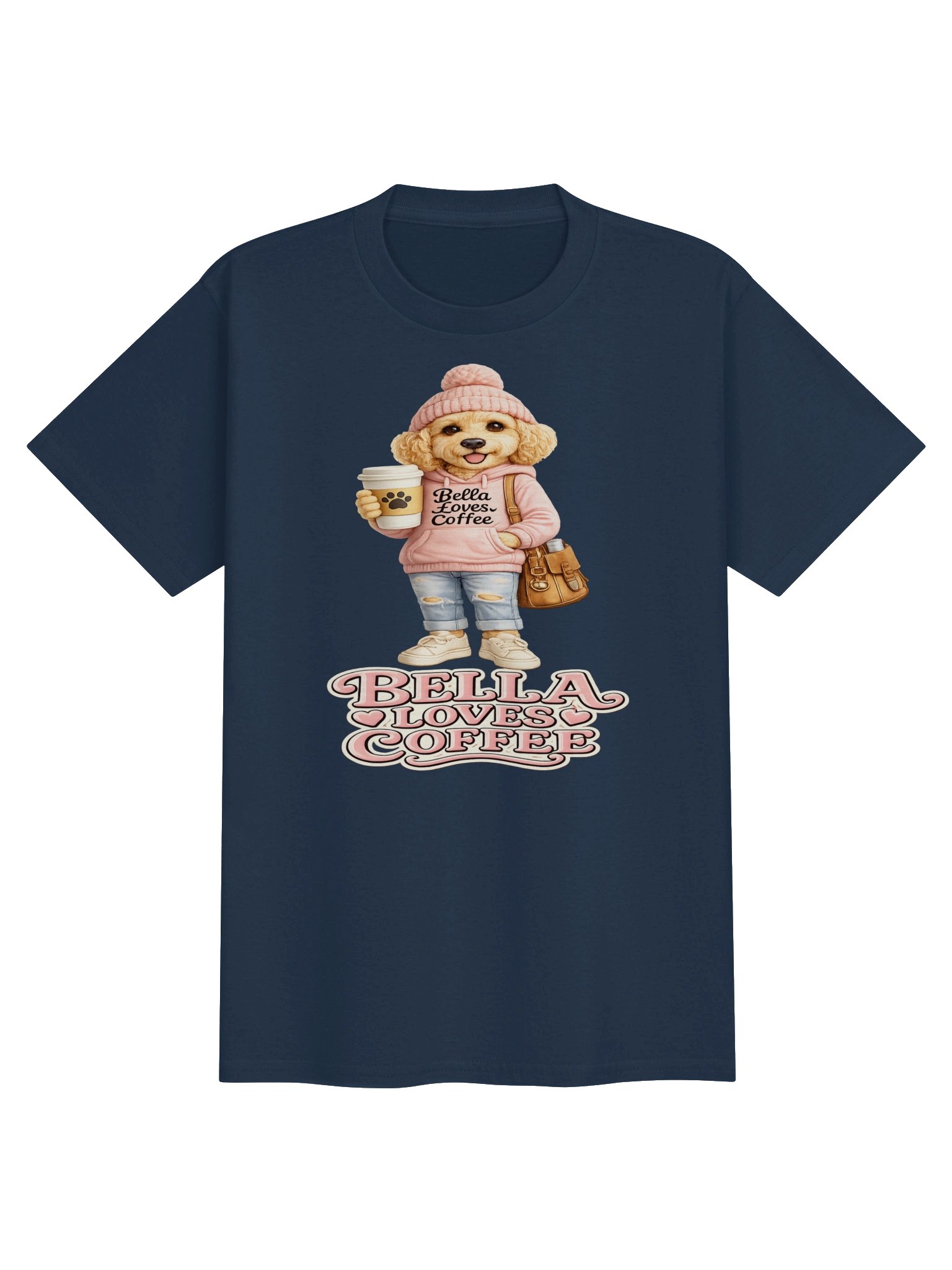 Bella Loves Coffee Youth Tee product image (3)