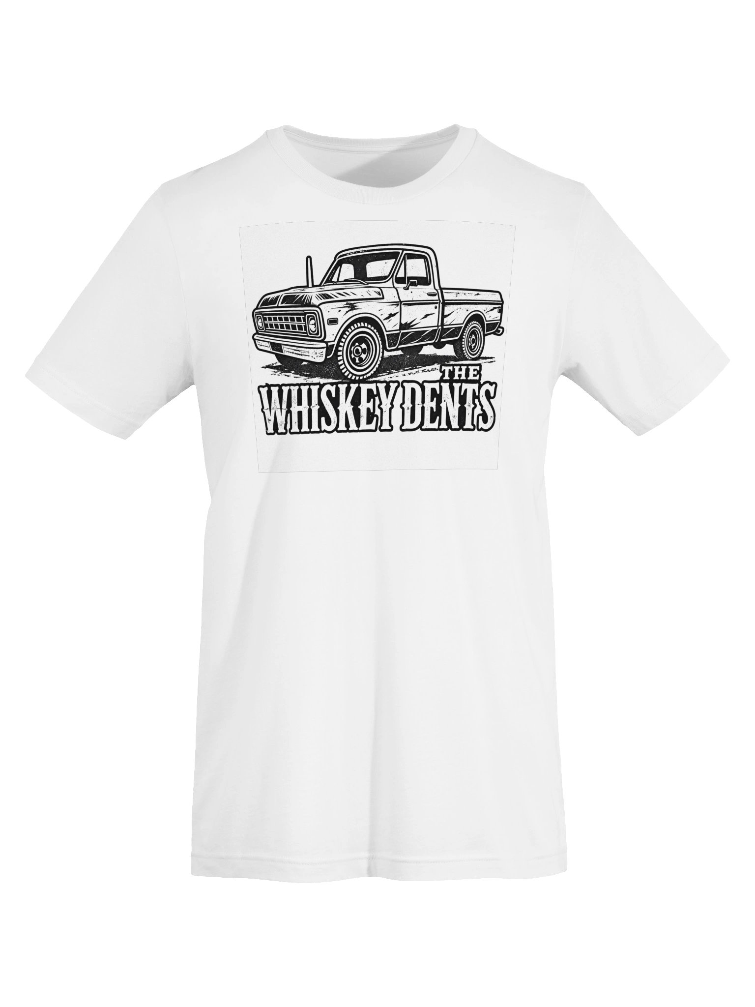 The Whiskey Dents Truck Tee WHITE product image (2)