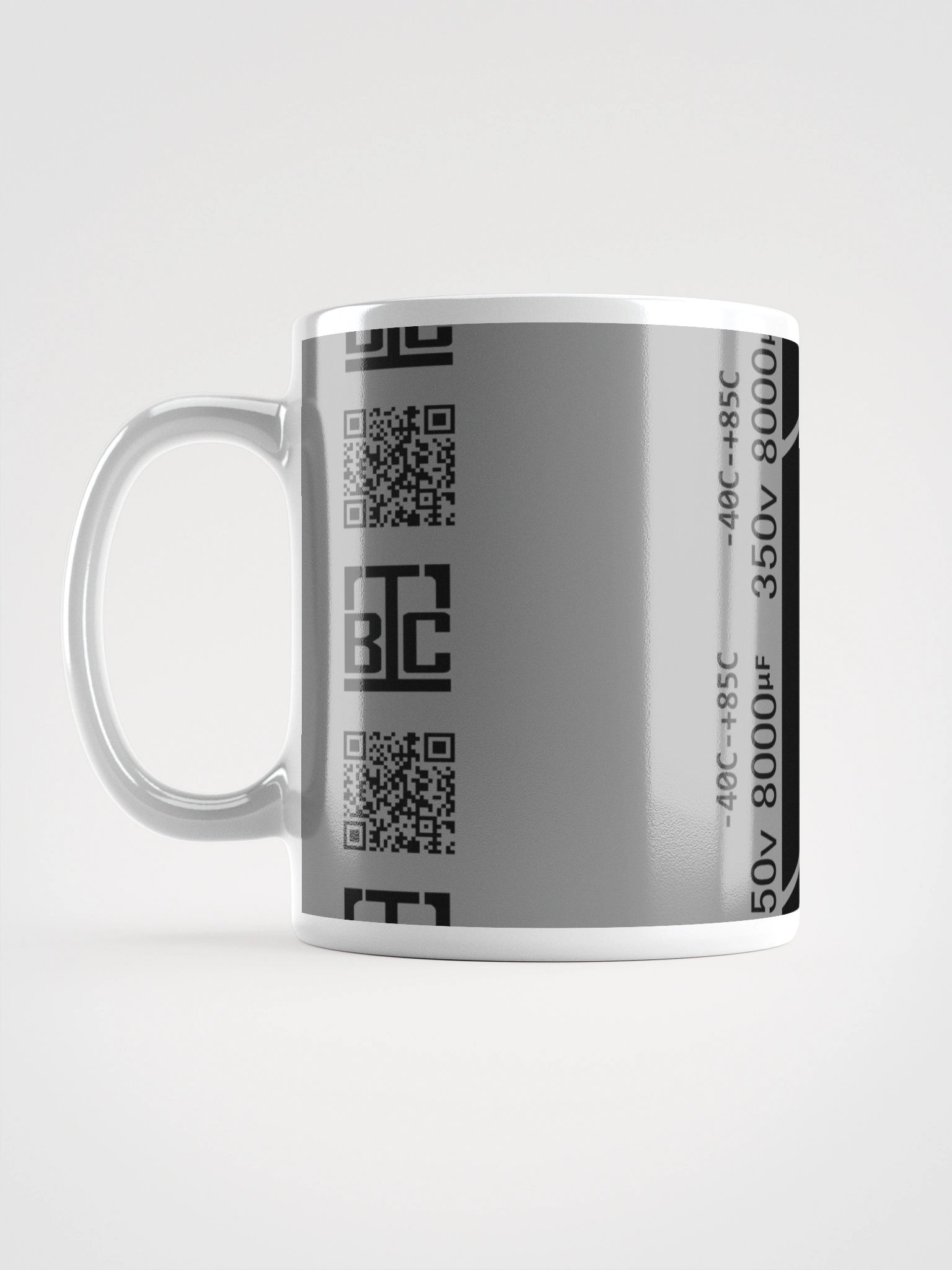 Capacitor Glossy Mug - GRAY product image (2)