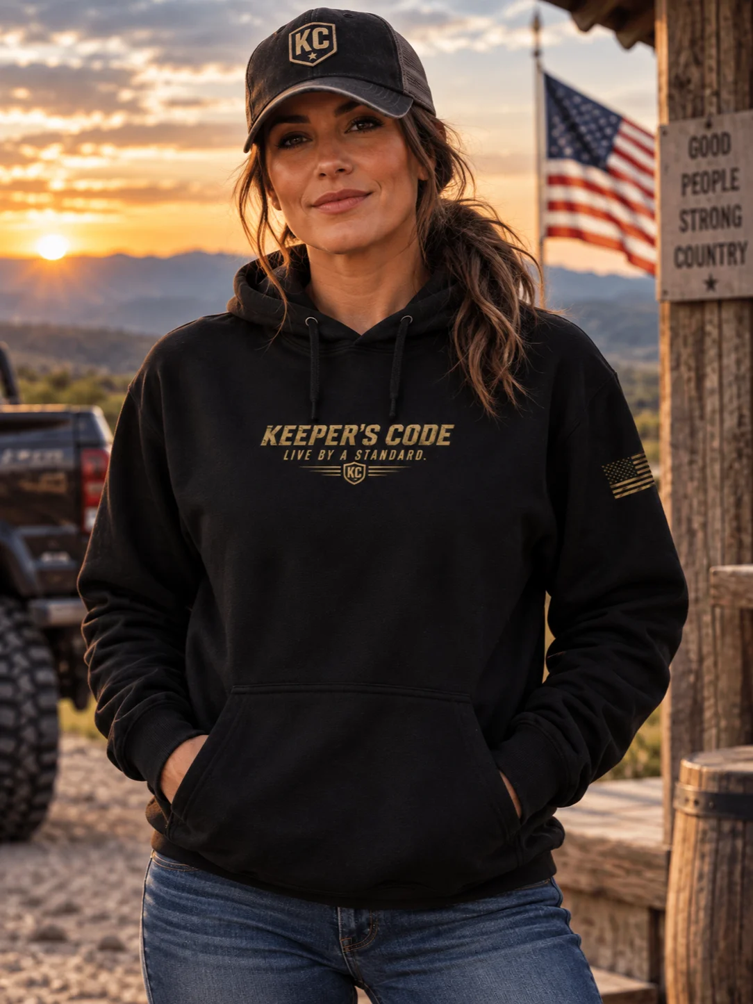 Keeper’s Code™ Women’s CODE 04 Resilience Eagle Hoodie product image (1)