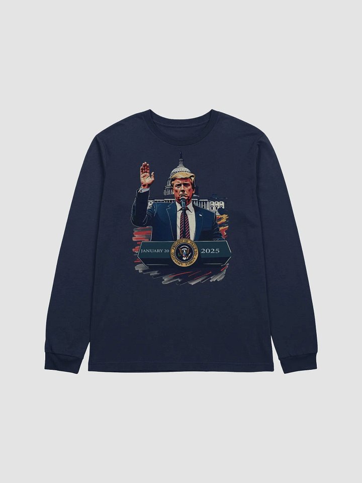 Inauguration Day 2025 Illustrated Long Sleeve Tee product image (1)
