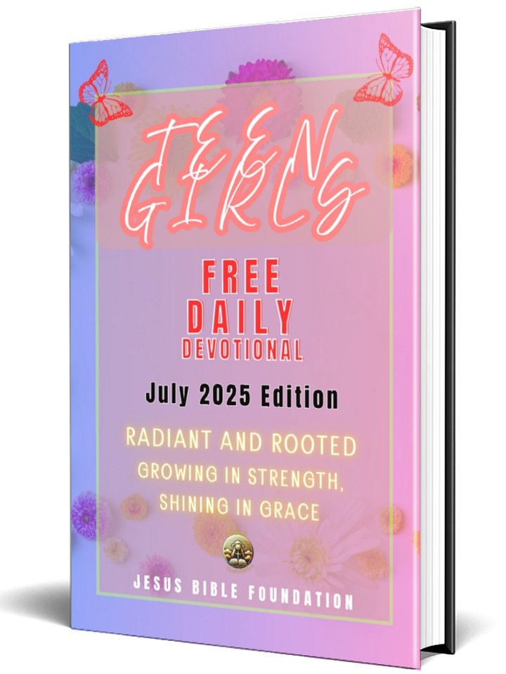Teen Girls Free Daily Devotional — July 2025 Edition: Radiant and Rooted: Growing in Strength, Shining in Grace product image (1)