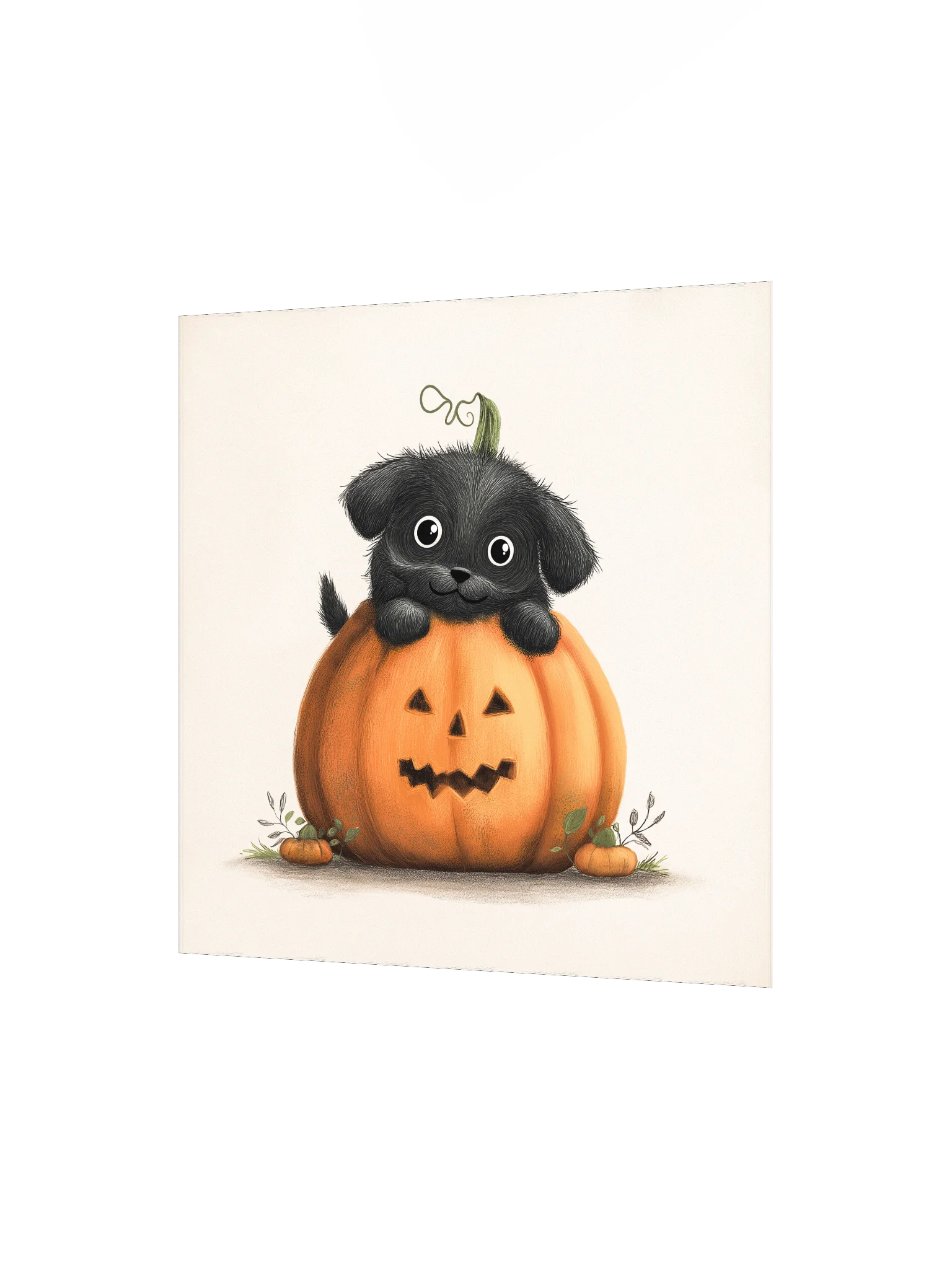 Cute Halloween Puppy in Pumpkin product image (9)